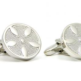 Цветок в белом металле